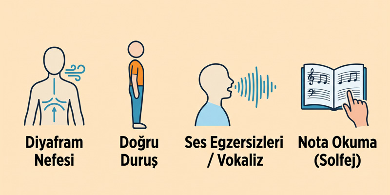 İzmir Müzik Kursu 1 müzik teorisi nota öğrenme ve şan eğitimi